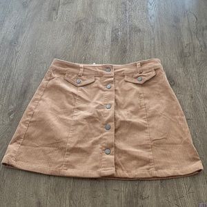 Cute Corduroy Mini Skirt!